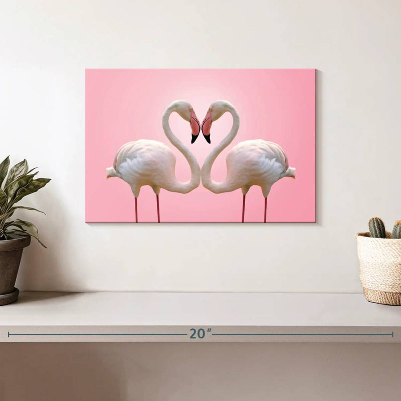 Brampt Flamingo Affection, H 8 po x l 12 po