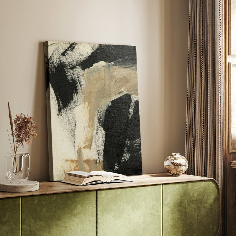 Baked Paintstrokes IV - Gallery Cavas sur mesure, H 48 po x l 32 po