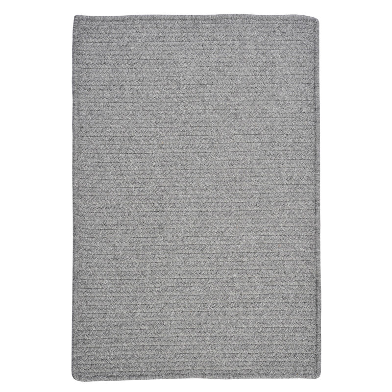 Tapis gris tressé Mcclary, Tapis de couloir 2 pi x 10 pi