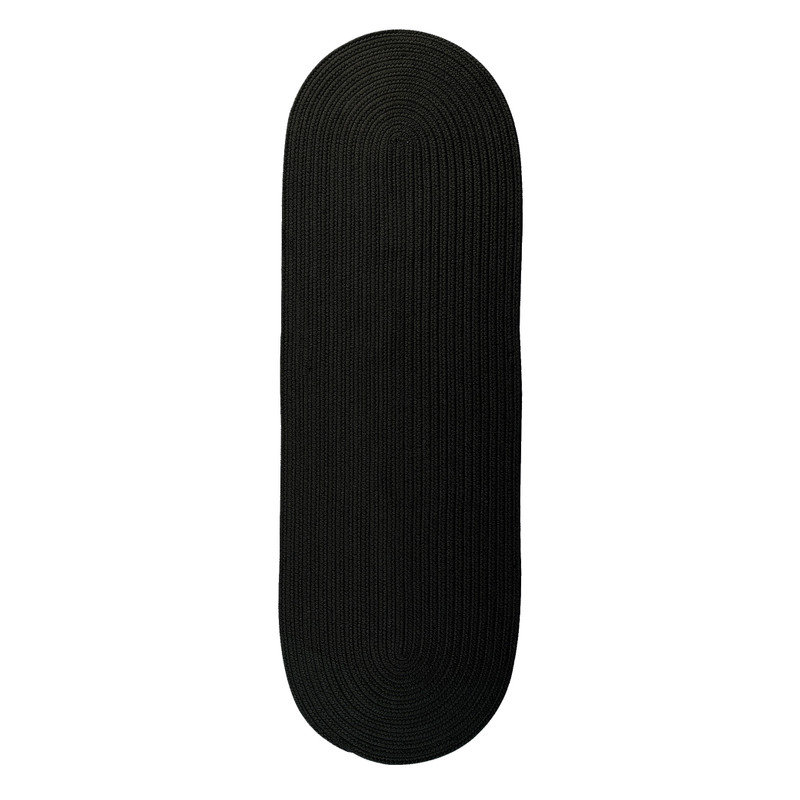 Tapis en chenille tressé Mashayla, Ovale 2 pi x 12 pi