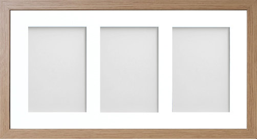 Albarran Matte Picture Frame with Mat, 5cm x 7cm, Beech