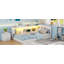 Base de lit en forme de L pour enfants, lit d'angle avec rangement latéral Montessori, station de charge et lumière DEL (sans matelas)-132915820-132915821