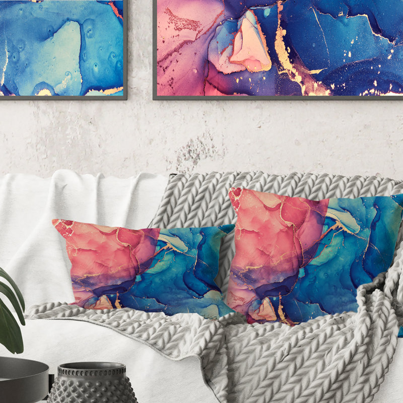 Abstract Throw Pillow