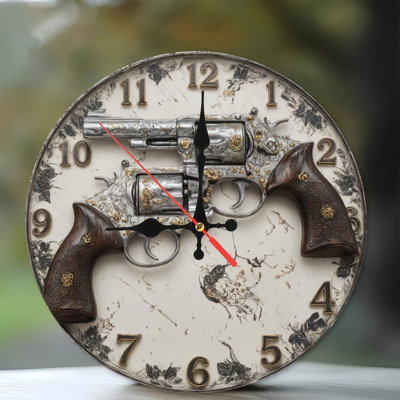 Orné de revolvers sur cadran