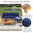5-Piece Outdoor Patio Wood Sectional Sofa Seating Group-272595673