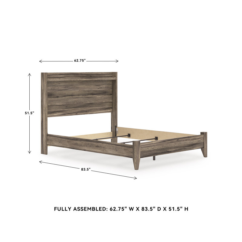 Vyvyan Queen Panel Bed, Queen