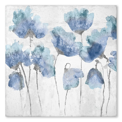 Indigo Friends I, Fine Art Giclee Print On Gallery Wrap Canvas