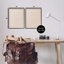 «Beige Minimal Scribbles Single Photo Frame» par Victoria Borges, 2 pièces sur toile-688186650-688436603