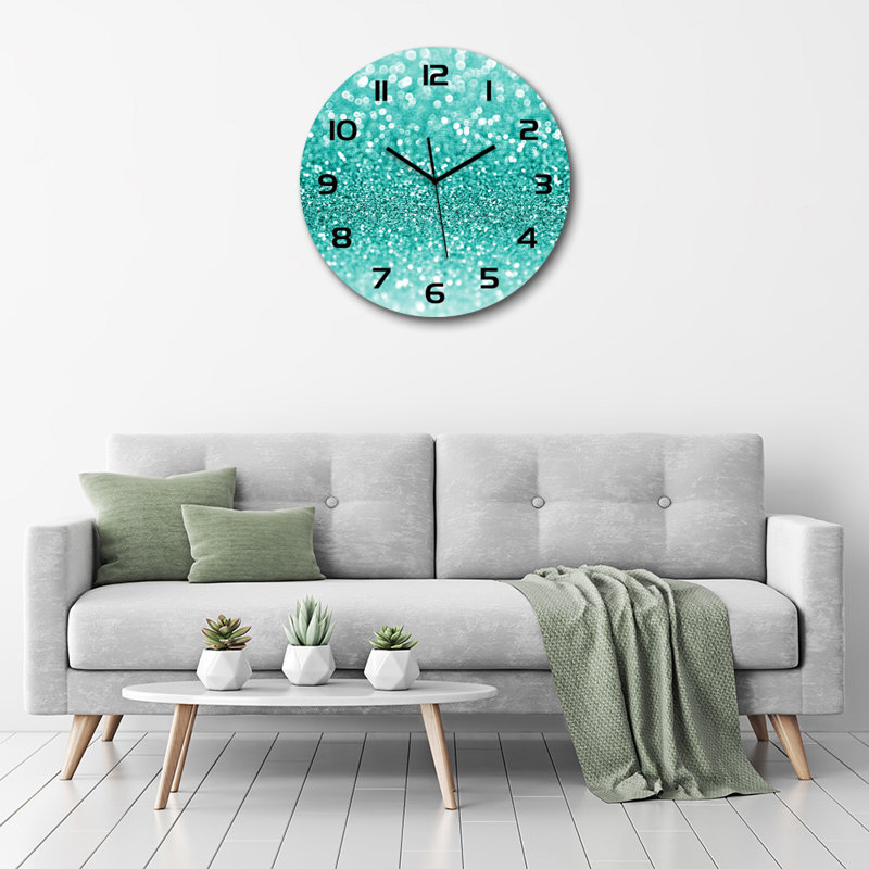 Jessekah Glass Wall Clock