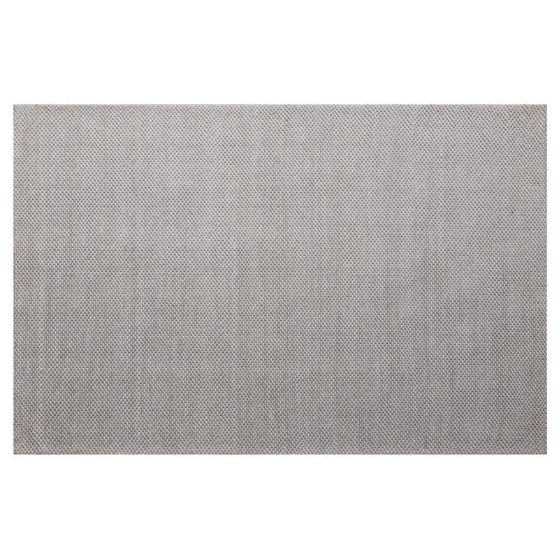 Ainash Modern Farmhouse Handmade Hand Tufted Beige/Ivory Felted Wool Rug, Rectangle 9' x 12'