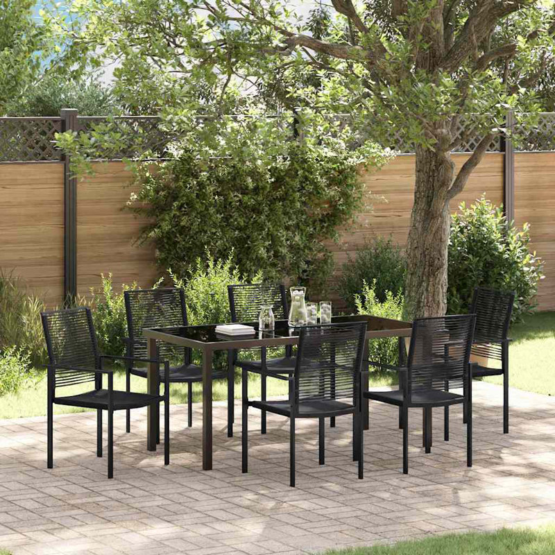 6 - Person Patio Dining Set with Rectangular Table