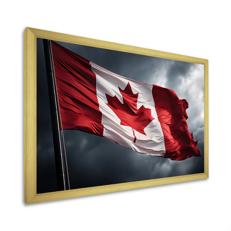 Canada Canada Pride II, reproduction d'art sur toile, Or, H 30 po x l 40 po x P 1,5 po