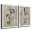 Sumi-e Silhouette I - ensemble de 2 reproductions de cadres photo-2053805626