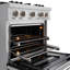 ZLINE 30" Classic Dual Fuel DuraSnow Range w/ 4 Brass Burners & Convection Oven-1810178197