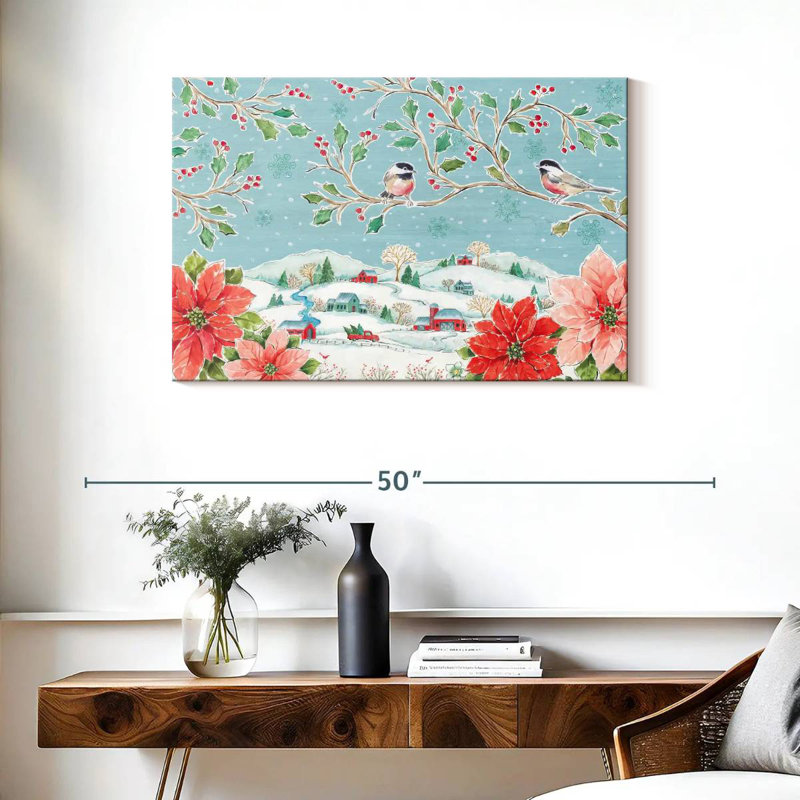 Country poinsettias, H 24 po x l 36 po