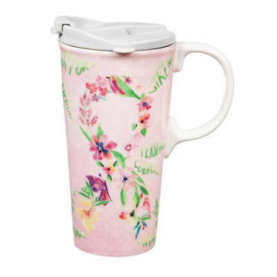 Cypress Home Earthenware Travel Mug