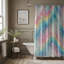 Rideau de douche standard 1 pièce Pastel-1652478574