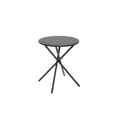 Table pliante ronde haute extérieure intérieure avec pieds amovibles, table de bistro haute pliable pour les fêtes, le patio, la cour arrière, la salle à manger, les événements
