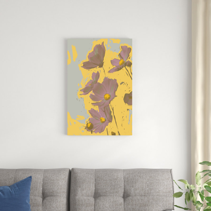 Pop art floral I, H 30 po x l 20 po