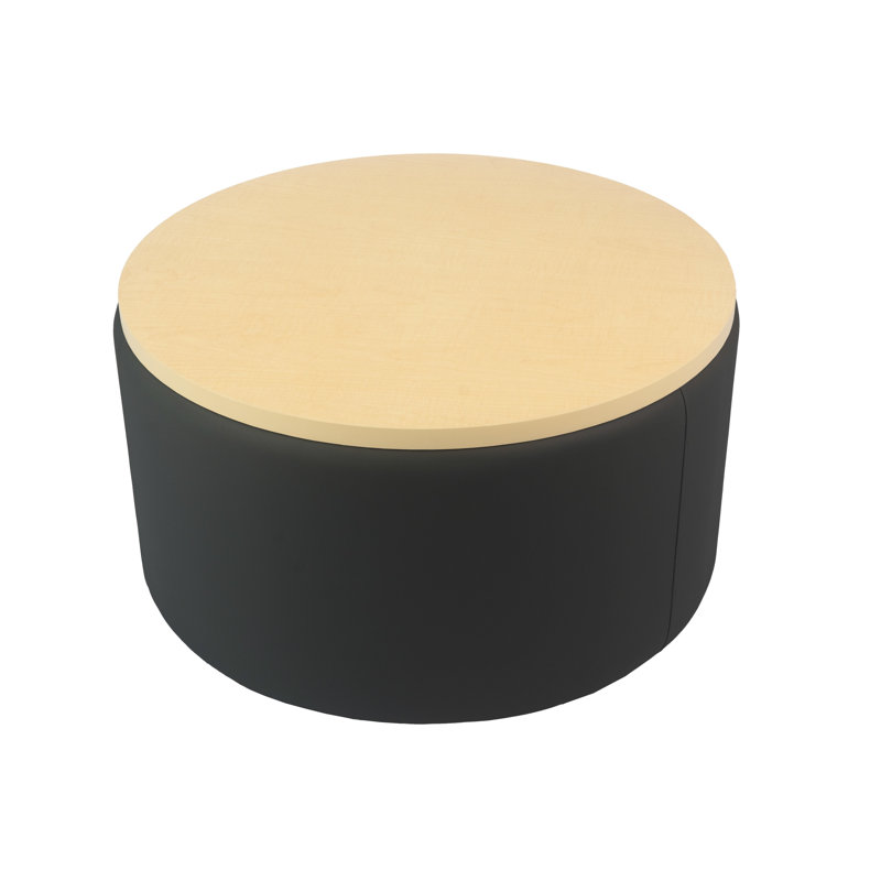 Repose-pieds rond 30 po Pro Series, Noir / Beige