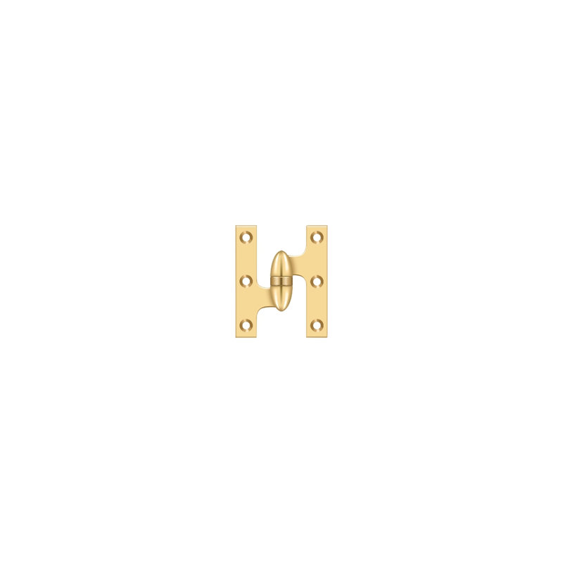 Butt Bearing Hinge, PVD Polished Brass