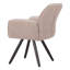 Chaises de salle à manger pivotantes Sieve (lot de 2) beiges