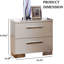 Table de chevet style contemporain 1pc