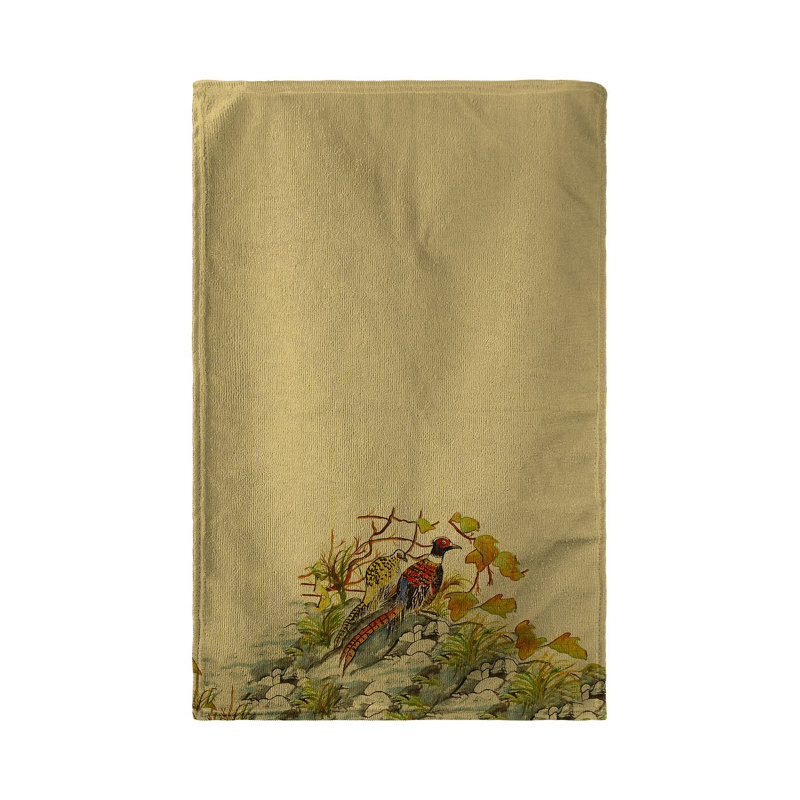 Serviette de thé faisan