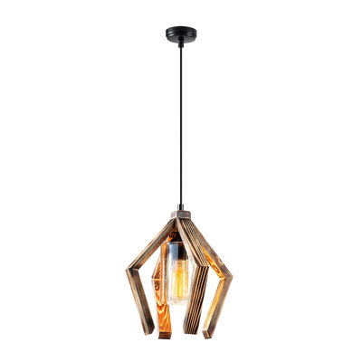 Luminaire suspendu géométrique unique à 1 lumière Henthorn