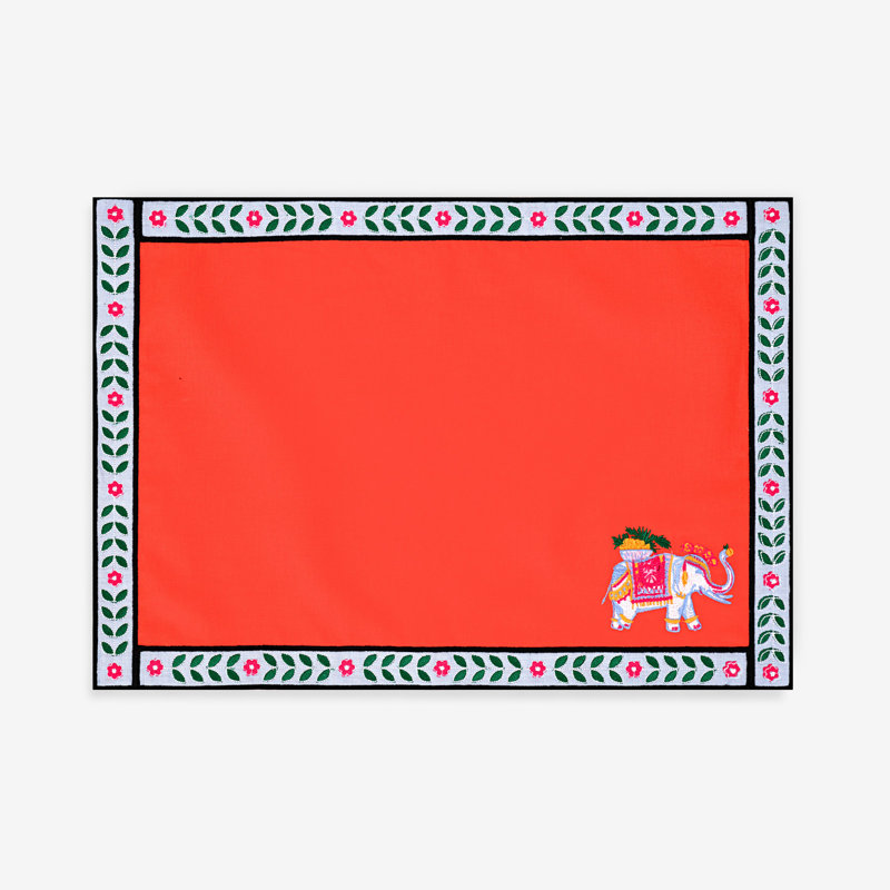 Augustyn Cotton Embroidered Rectangle Table Runners