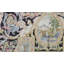 Hand-Knotted High-Quality Ivory and Black Area Rug