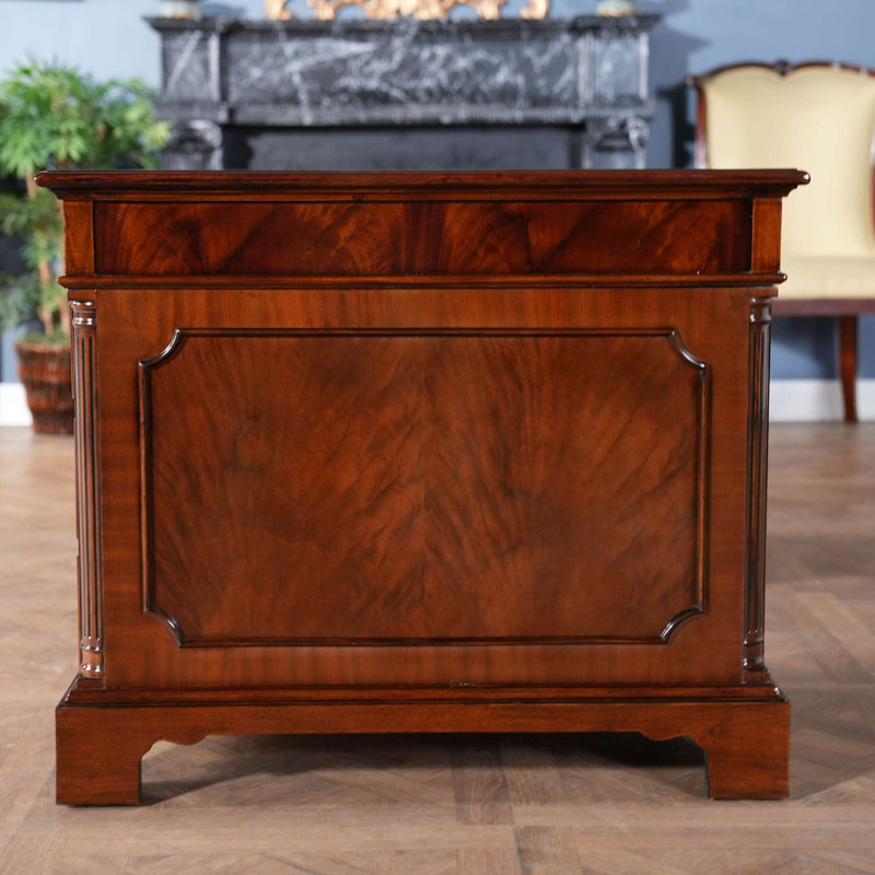 Bureau de direction Ceballos, H 31 po x l 66 po x P 34 po, Brown