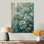 Hortensia Blossom Harmony II - décoration murale en bois d'hortensia - sur bois de pin naturel