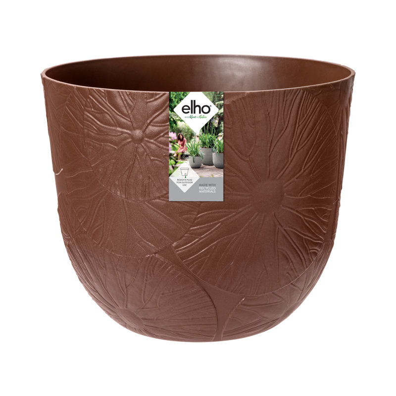 Plant Pot, Rusty Brown, 31.4 x 38 x 38