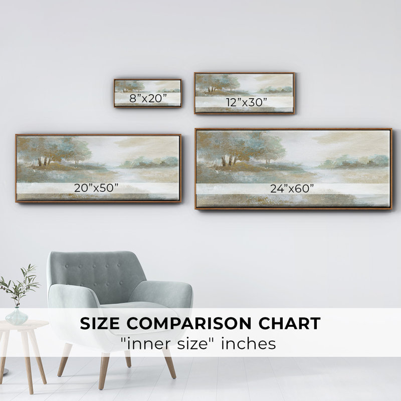 Ethereal Magic- Framed Canvas, 20" H x 50" W