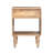 Orleans 1 Drawer Solid Wood Nightstand with Open Storage Shelf-969932895