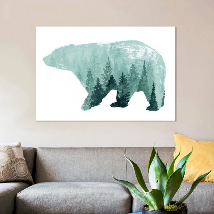 «Nature Calling IV», impression sur toile, H 40 po x l 60 po x P 1,5 po, Toile tendue, Pas de tapis