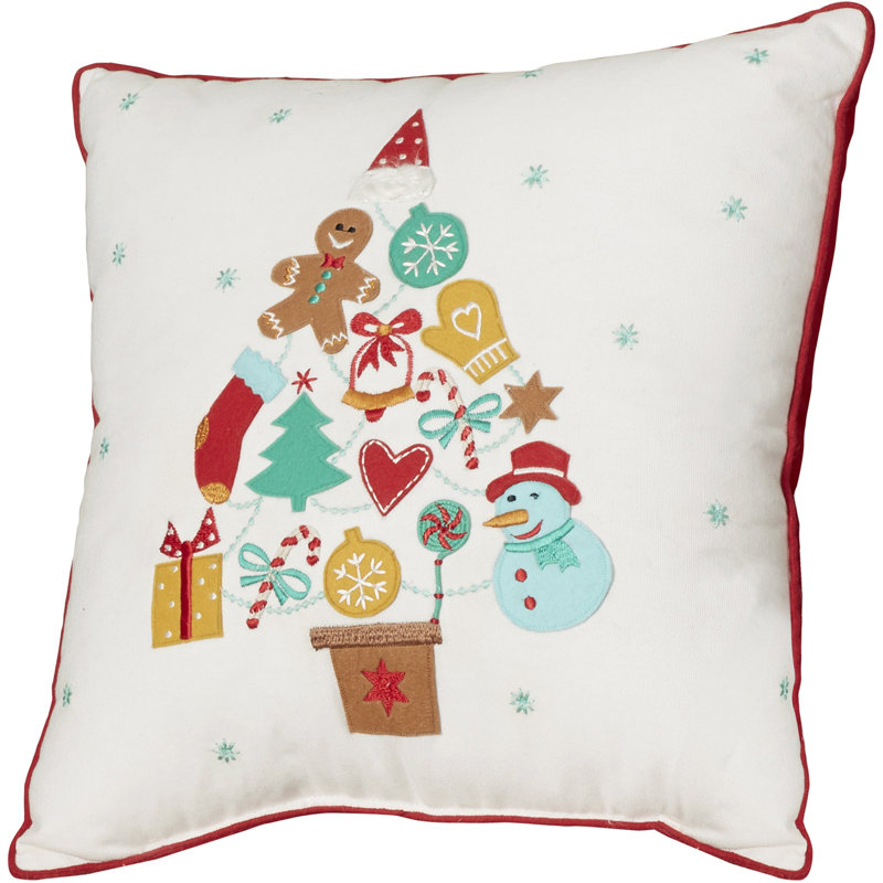 Coussin décoratif en coton pour arbre cadeau