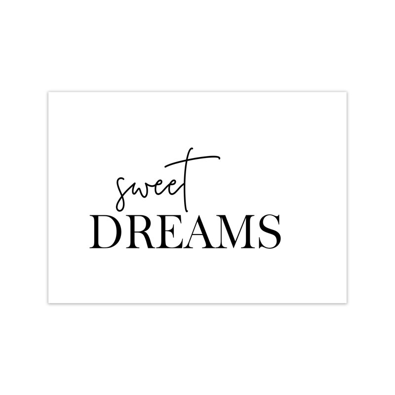 Sweet Dreams - Print, Paper, 60cm H x 84cm W x 1cm D