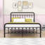 Assunta Full Size Metal Platform Bed with Headboard-345303314