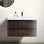 Meuble-lavabo de salle de bain 36 po - Grand rangement, Silencieux et silencieux, sans poignée, moderne, lisse, design