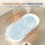 Baignoire de trempage autoportante de 59 po x 29 po-87884902