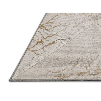 Machine Washable Gray Area Rug