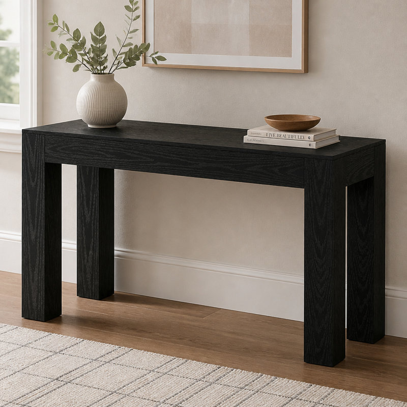 63" Long Bar Table, Rectangular Counter Height Pub Table with Sturdy Legs