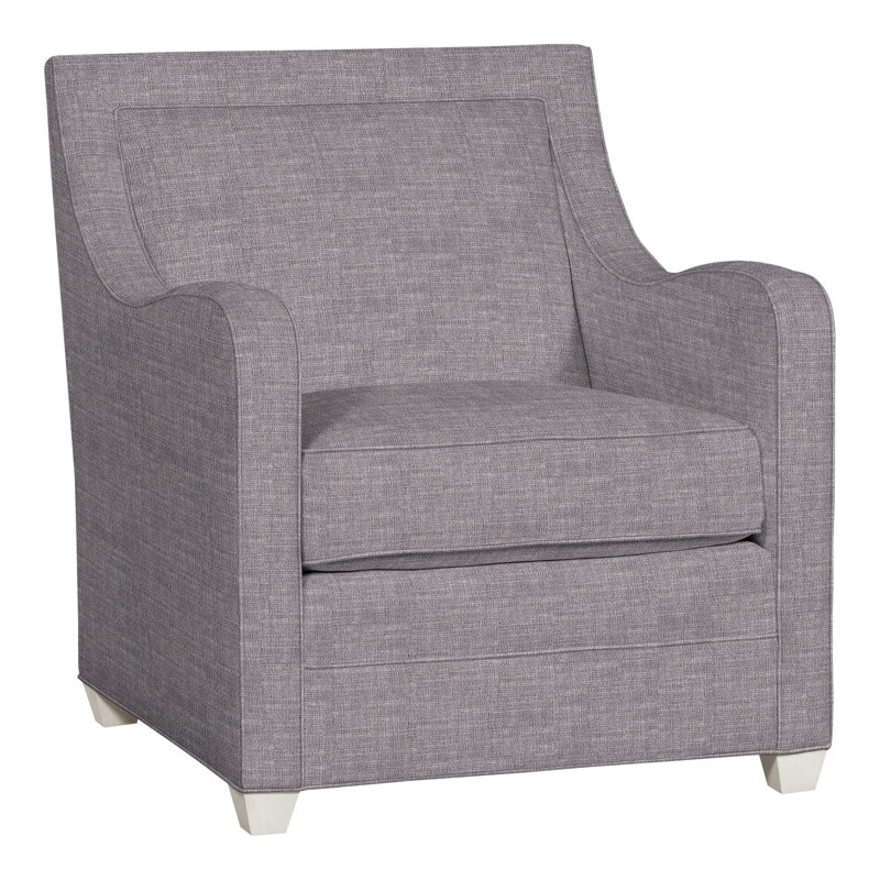 Chaise 31,5 "Haden, Chenille nomade ardoise Crypton®, Casablanca