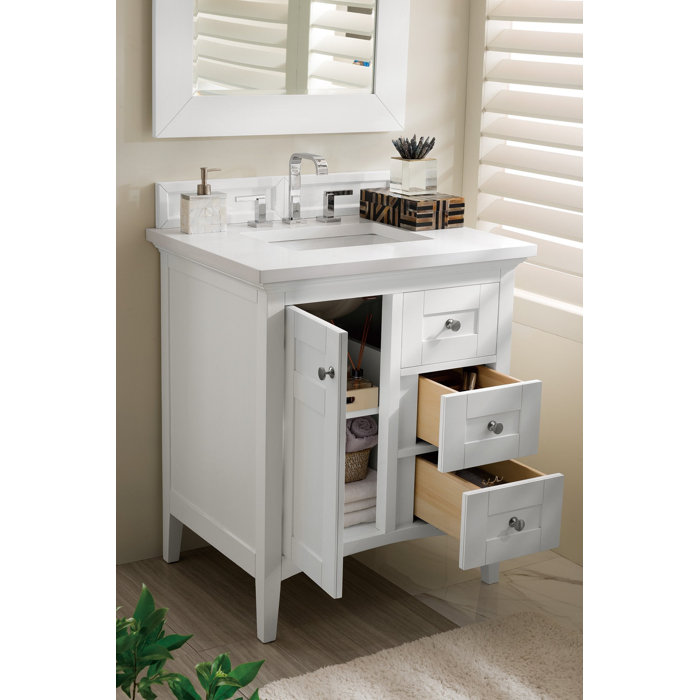 Rosecliff Heights Lineberry 30'' Single Bathroom Vanity with Top ...