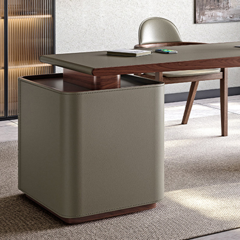 Bureau haut de gamme en bois massif, H 29,52 po x l 70,86 po x P 27,55 po