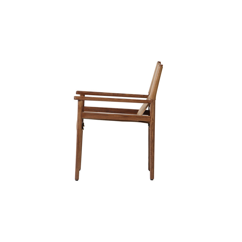 Remy Leather Arm Chair, Tan Genuine Leather