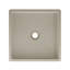 Lavabo vasque carré en béton 15,5 po Lisse -112453148