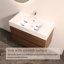 Meuble-lavabo mural 36 po avec lavabo en résine 36 po, 2 tiroirs